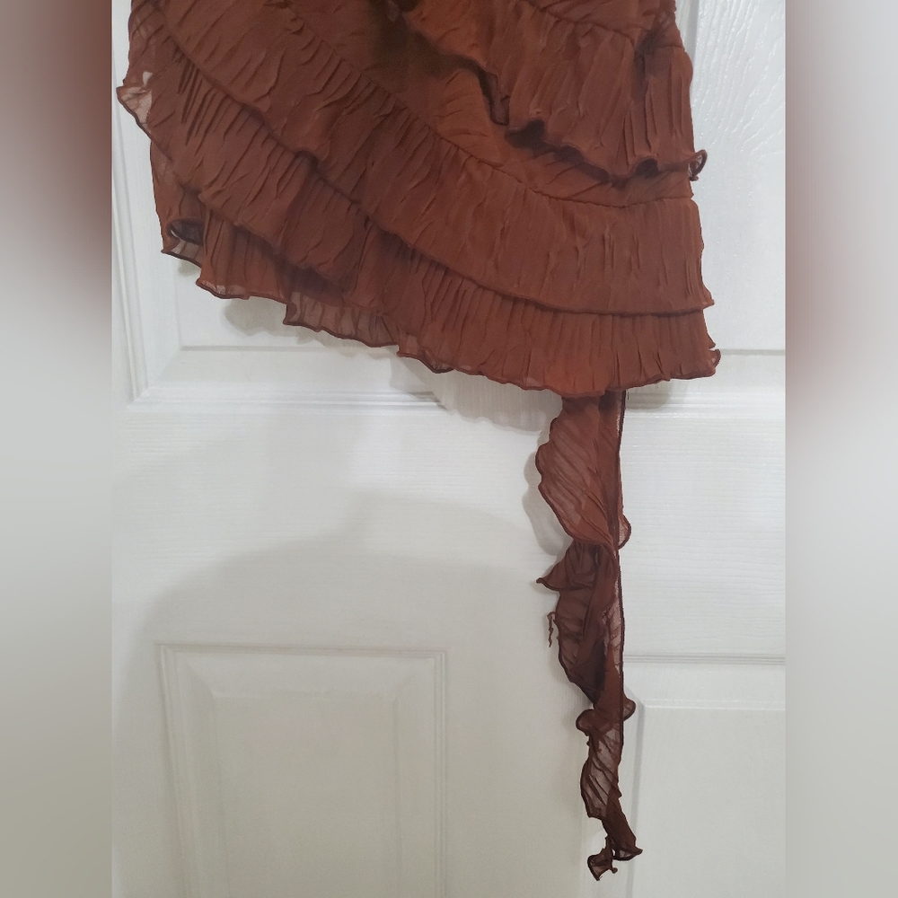 NWT Zara Ruffled Dress - Picture 4 of 7